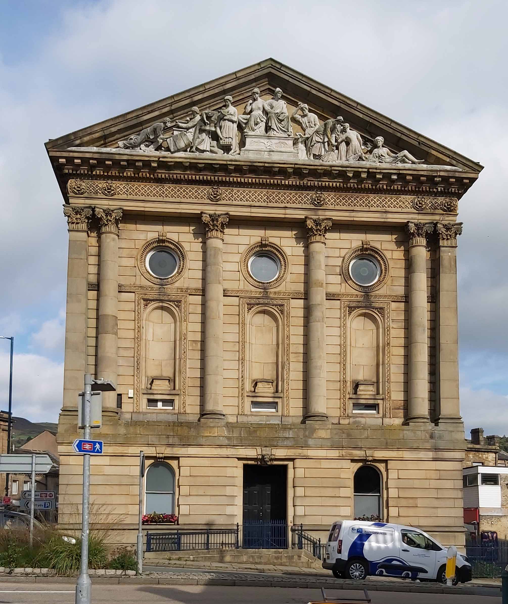 Image of Todmorden Town Hall a magnificent Grade 1 listed building